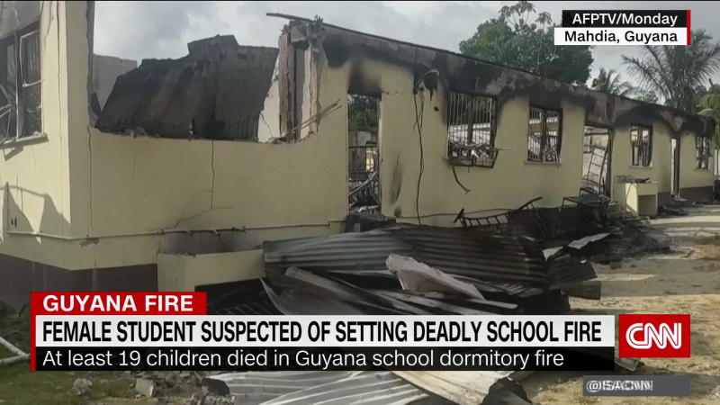 Female student suspected of setting deadly school fire | CNN