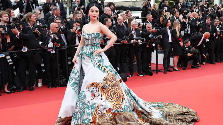 Fan Bingbing attends the "Jeanne du Barry" Screening & opening ceremony red carpet at the 76th annual Cannes film festival at Palais des Festivals on May 16, 2023 in Cannes, France.