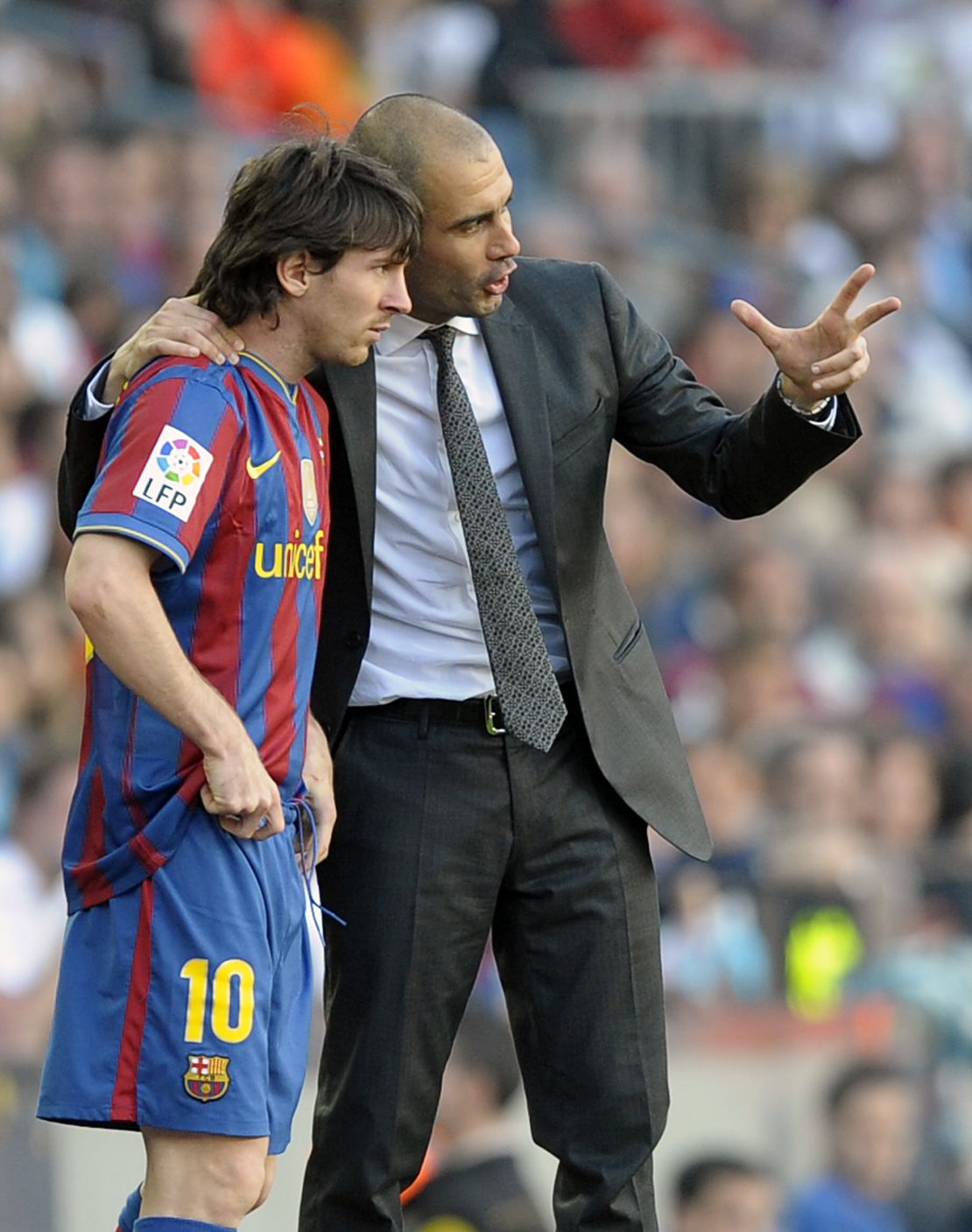 Questions remain about whether Barcelona can afford to sign Messi, but is there a link to Guardiola in Leo's future? 