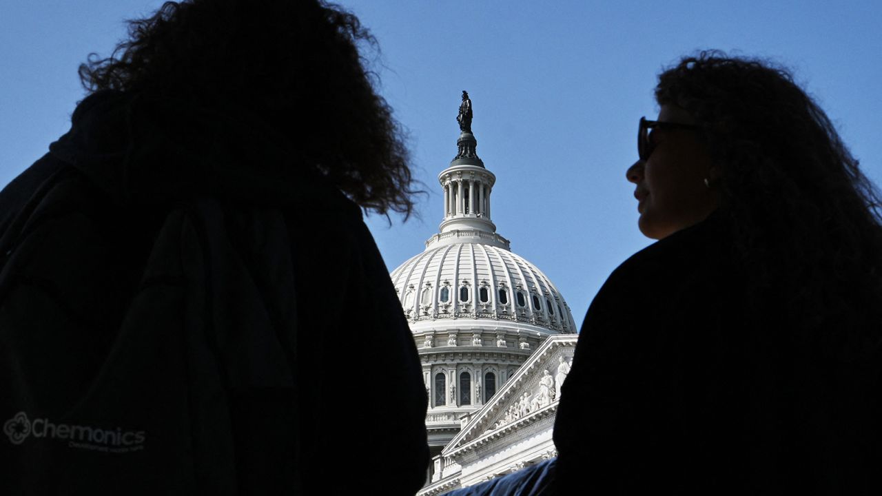 The US Capitol is seen in Washington, DC, on May 22, 2023. 