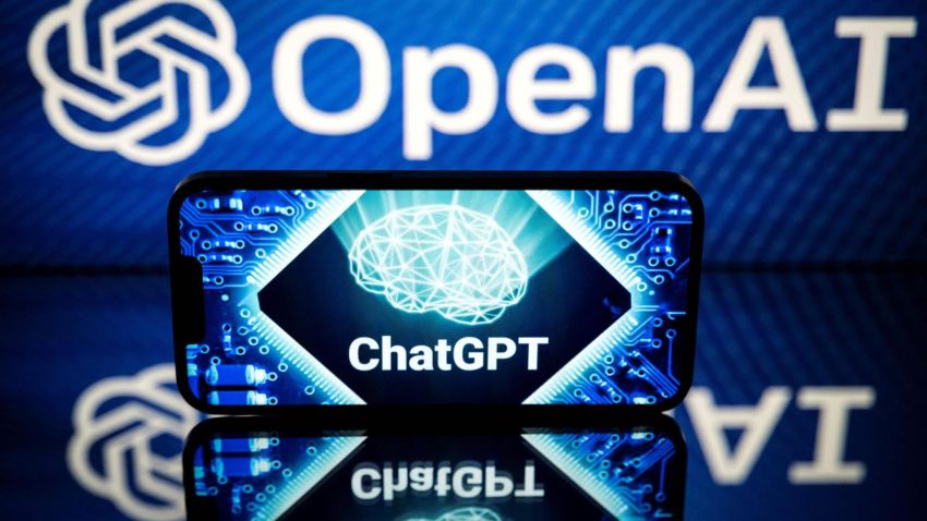 This picture taken on January 23, 2023 in Toulouse, southwestern France, shows screens displaying the logos of OpenAI and ChatGPT. - ChatGPT is a conversational artificial intelligence software application developed by OpenAI. (Photo by Lionel BONAVENTURE / AFP) (Photo by LIONEL BONAVENTURE/AFP via Getty Images)