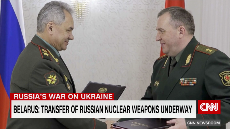 Belarus confirms Russia has begun transferring tactical nukes to its territory | CNN
