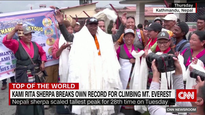 Nepali Sherpa breaks own record | CNN