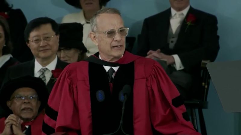Tom Hanks cracks up crowd at Harvard commencement speech - CNN