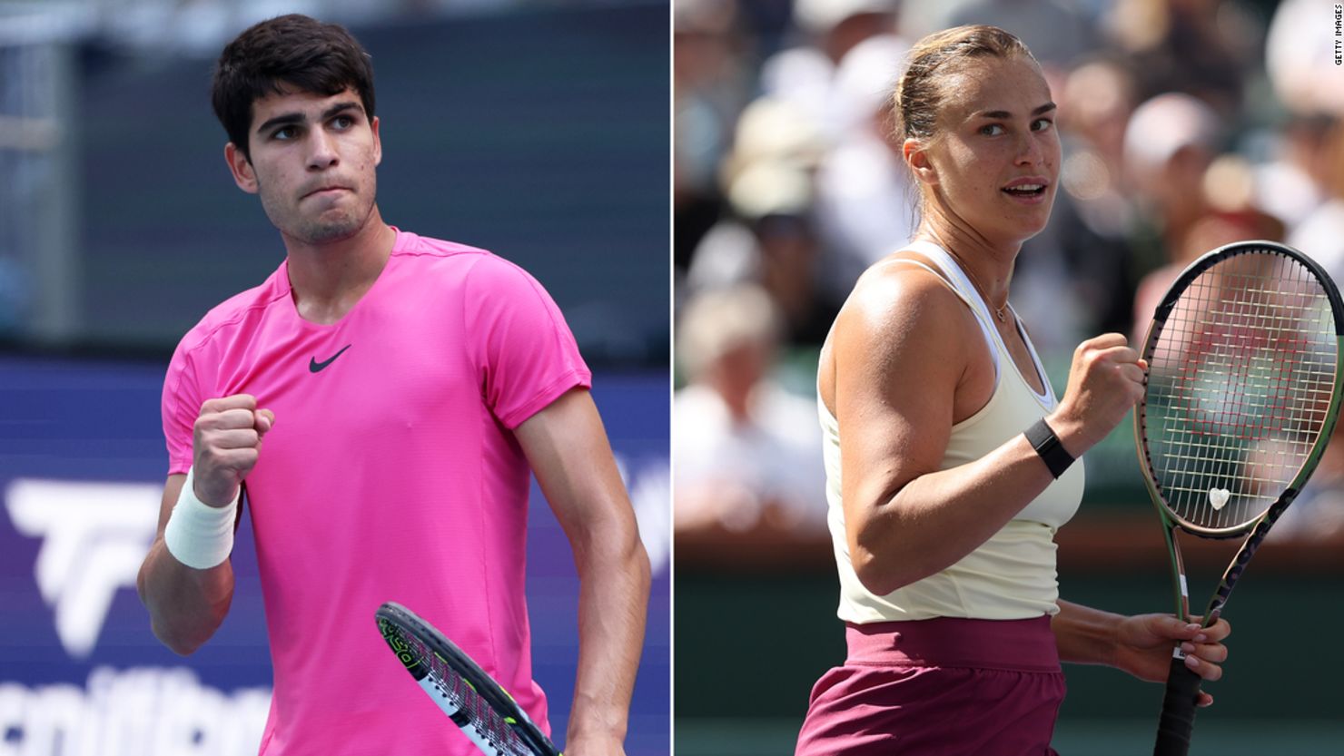Carlos Alcaraz and Aryna Sabalenka are among the favorites at this year's French Open. 