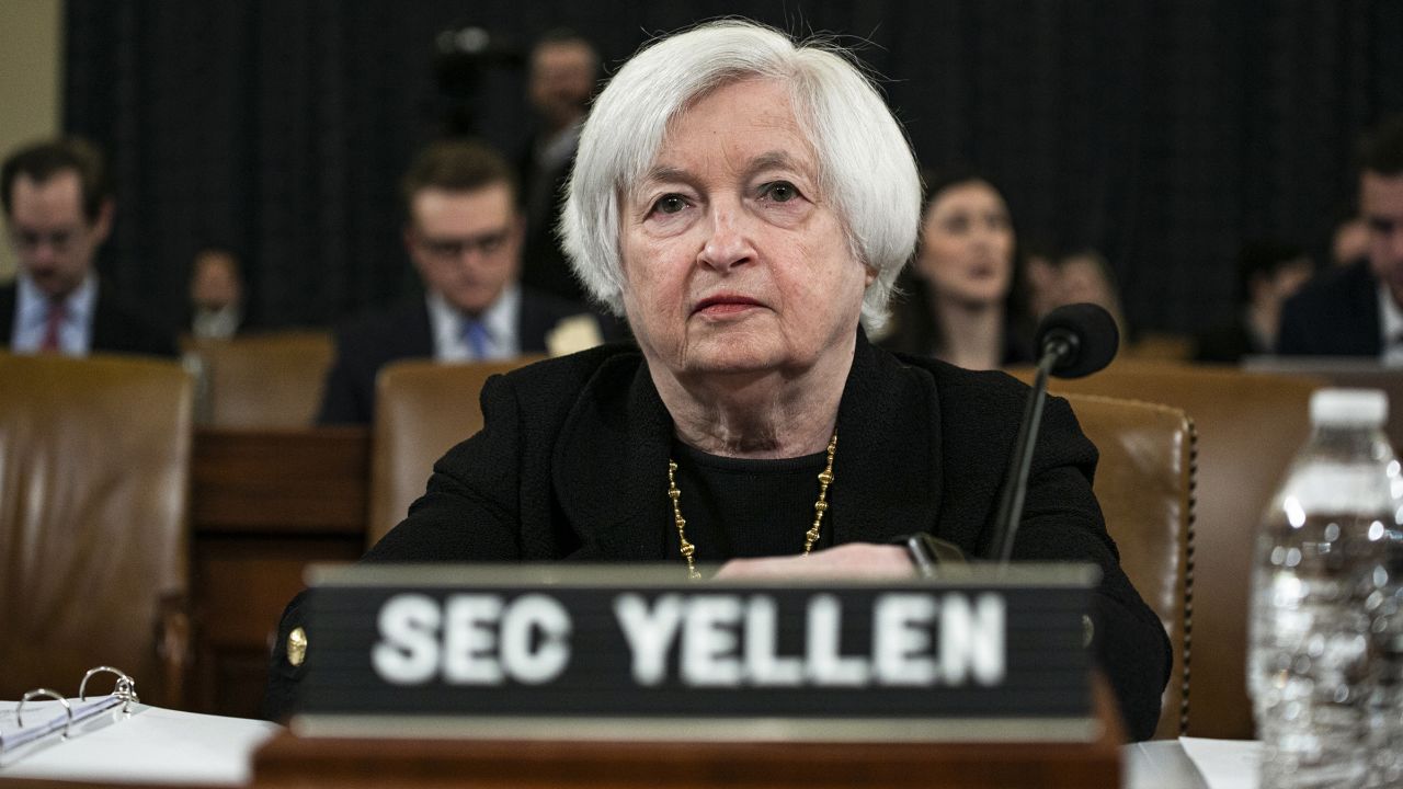  Treasury secretary Janet Yellen testifies before the House Committee on Ways and Means during a hearing President Joe Biden's budget proposal, on Capitol Hill in Washington on March 10.