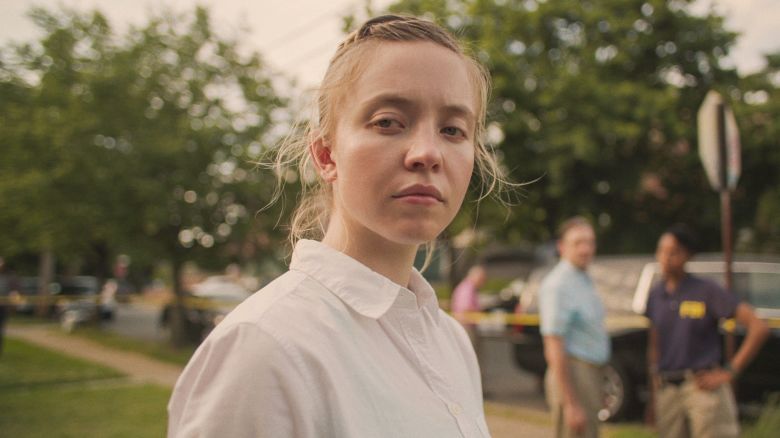 Sydney Sweeney stars in the film "Reality," premiering on HBO.