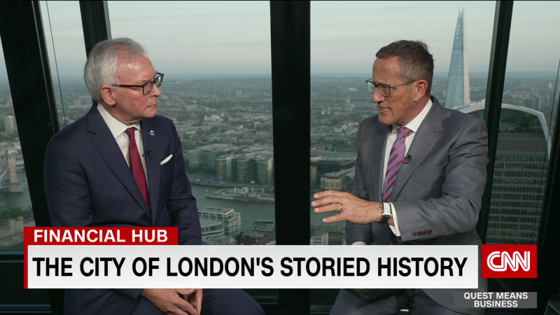 Richard Quest sits down with the Lord Mayor of the City of London  | CNN Business