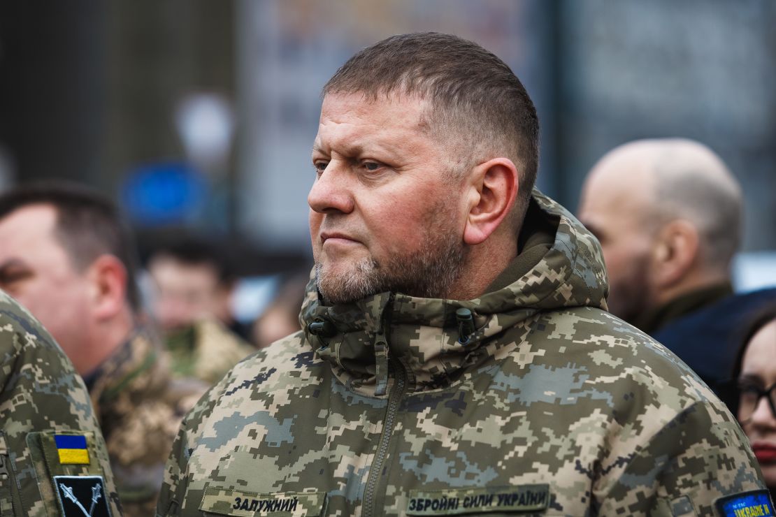 The commander in chief of the Armed Forces of Ukraine, Valerii Zaluzhnyi, is seen in Kyiv, Ukraine, on March 10.