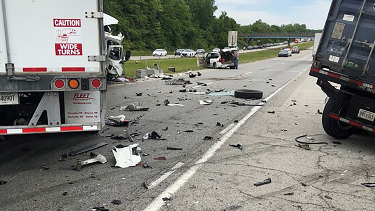 One person is dead after a crash on I-70 near Indianapolis Saturday afternoon, according to Indiana State Police.