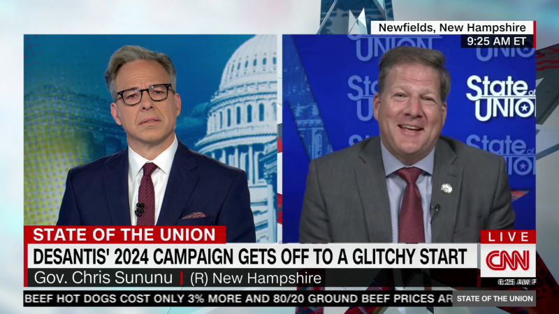 Sununu: ‘If you’re sitting in low single digits’ in late fall ‘get your butt out of the race’ | CNN Politics