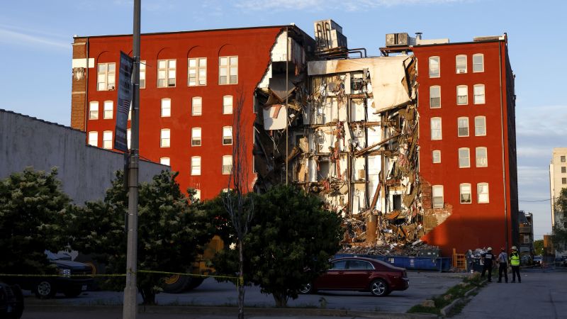 Search and rescue efforts ongoing after apartment building partially collapses in Davenport, Iowa, authorities say | CNN