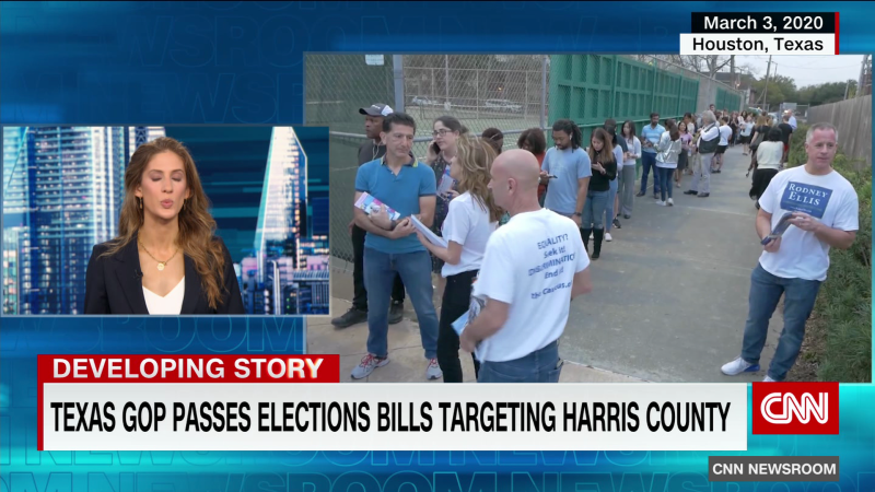 Texas GOP passes elections bills targeting Harris County | CNN