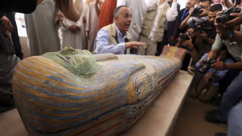 NextImg:Ancient tombs and large mummification workshops unearthed in Egypt | CNN