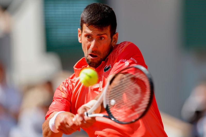Novak Djokovic gets French Open campaign off to winning start; matches Roger Federer record CNN