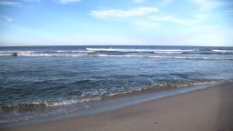 A general view of Sandy Hook Beach B is seen on May 28, 2023.