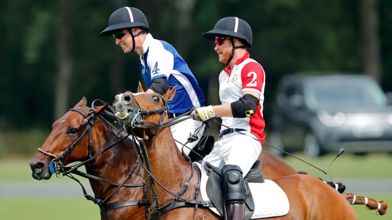 William and Harry have frequently gone head-to-head in polo matches over the years. 