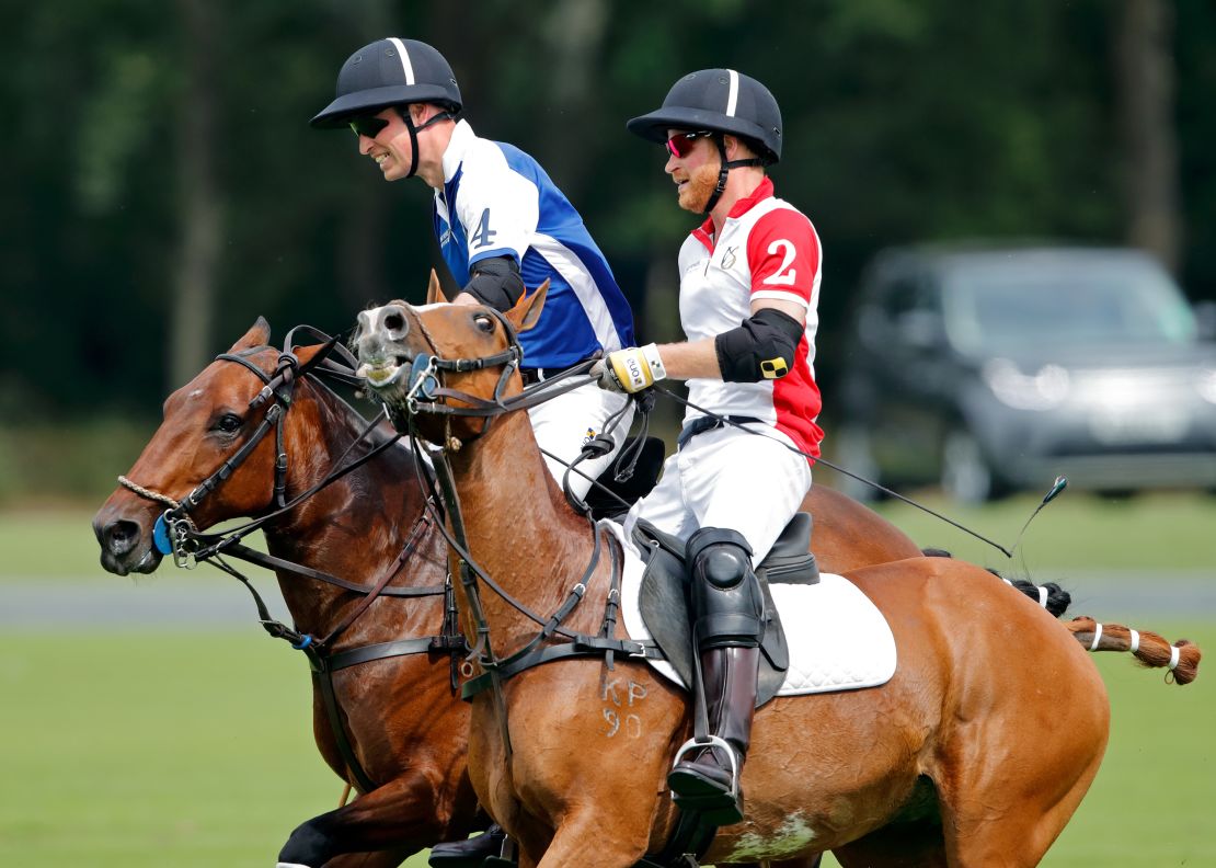 William and Harry have frequently gone head-to-head in polo matches over the years. 