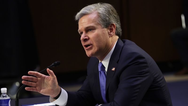 NextImg:Oversight chairman halts plan to advance Wray contempt proceedings following deal over FBI document | CNN Politics