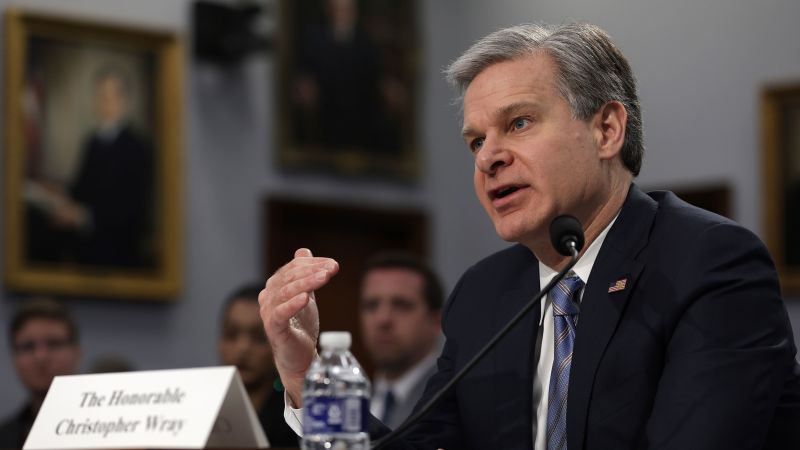 Christopher Wray, FBI director, scheduled to speak with congressional Republicans in