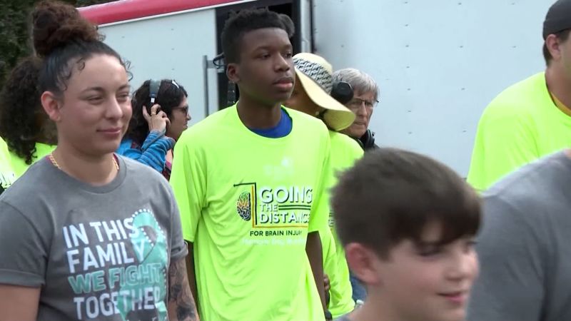 NextImg:Ralph Yarl, teen shot after ringing wrong doorbell, attends brain injury event on Memorial Day | CNN