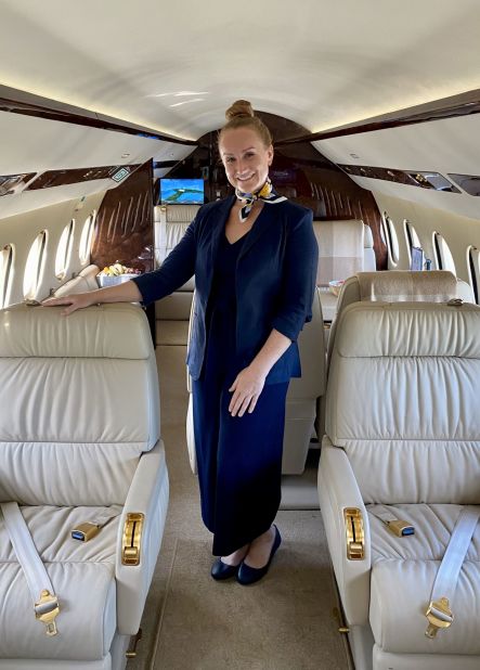 <strong>On board a private jet</strong>: More recently Dvornik has started working in private aviation. 