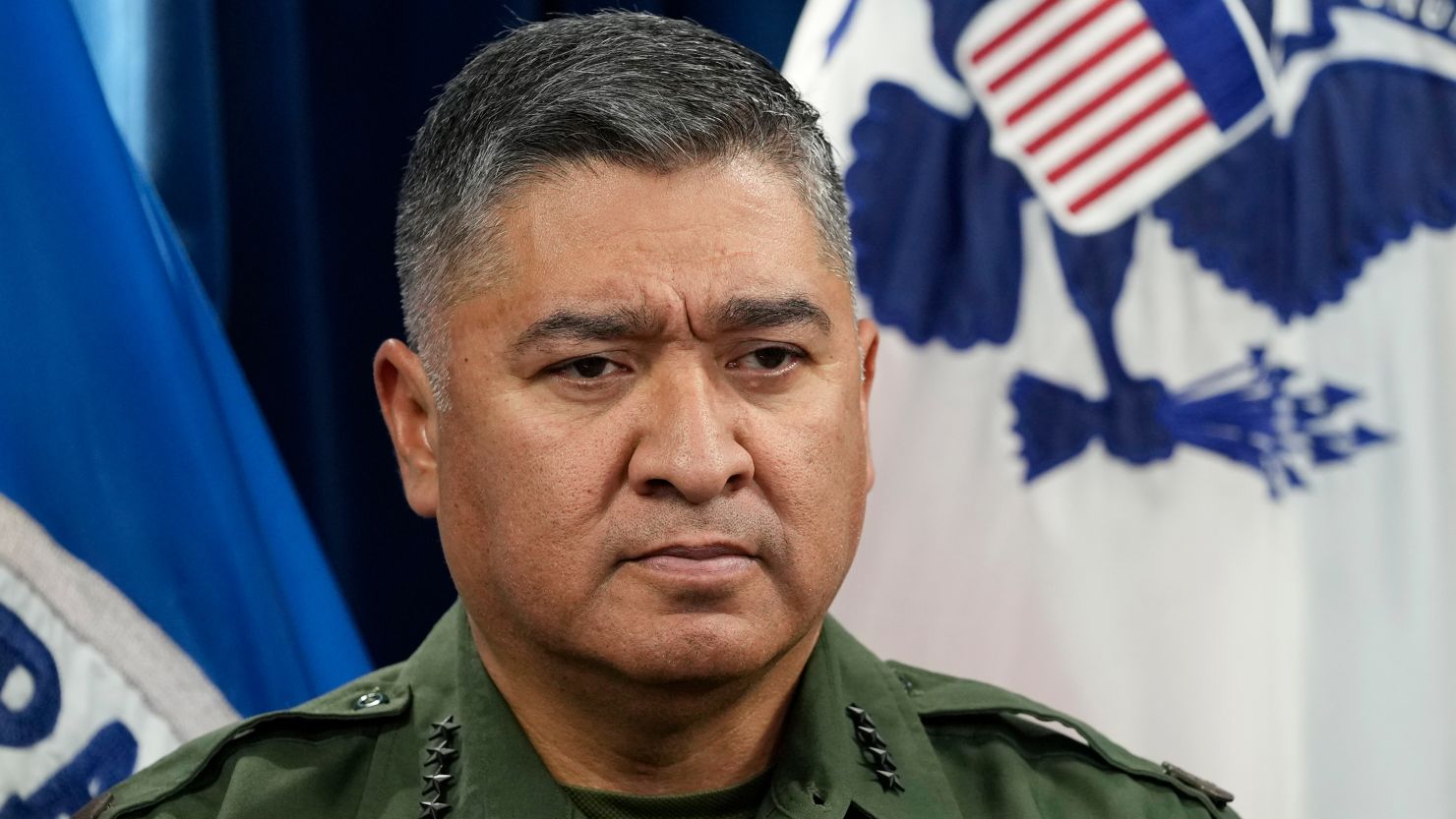 U.S. Border Patrol Chief Raul Ortiz listens during a news conference, Jan. 5, 2023, in Washington. The head of the U.S. Border Patrol announced on May 30, 2023, that he will be retiring at the end of June. 
