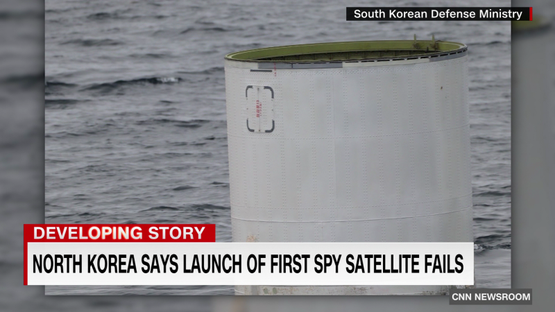 North Korea’s reconnaissance satellite launch fails | CNN