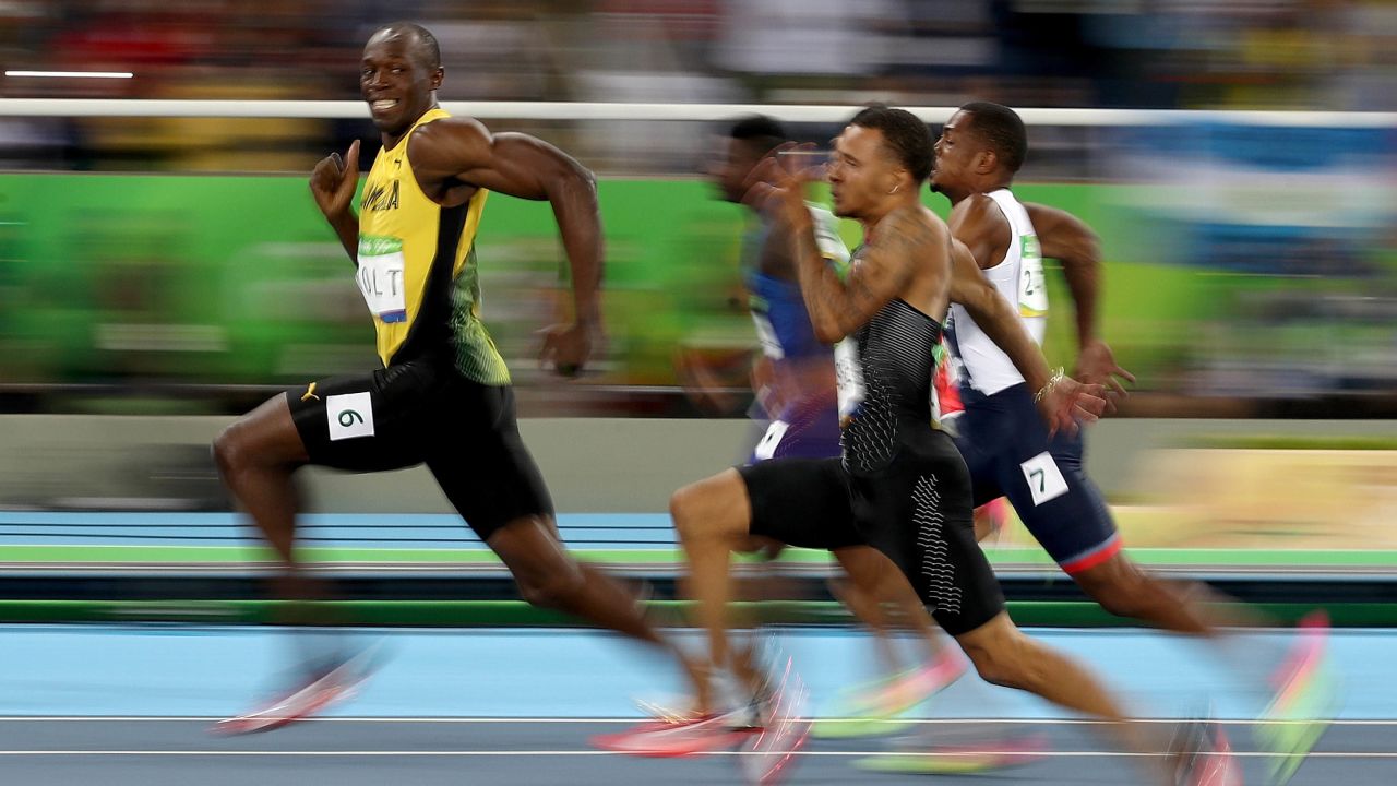 Bolt won eight Olympic gold medals during his incredible career.