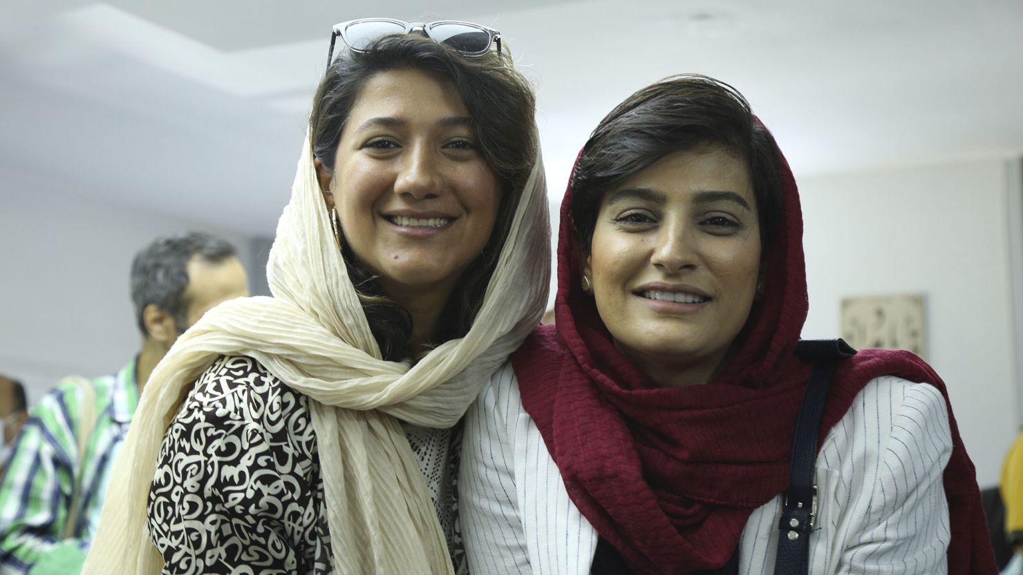 Journalists Niloufar Hamedi and Elaheh Mohammadi, pictured in August 2022, were arrested by the Iranian authorities after reporting on the death of Mahsa Amini.