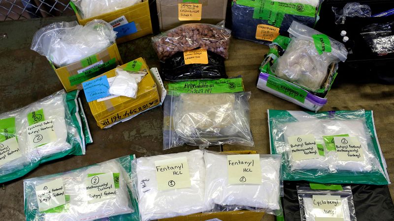 NextImg:US sanctions Chinese and Mexican firms over fentanyl making equipment | CNN Business