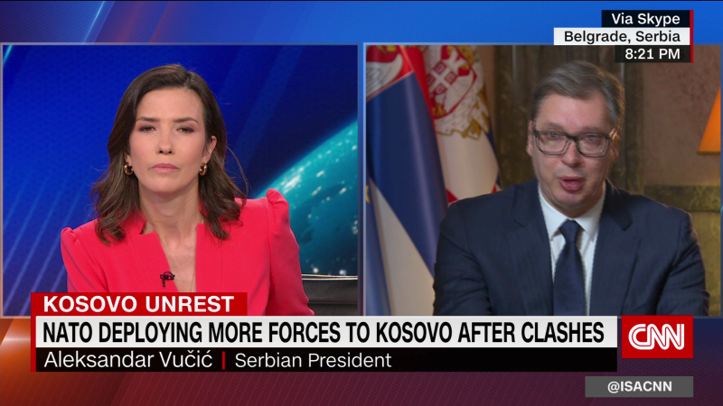 Serbian President calls for peace from protesters in Kosovo | CNN