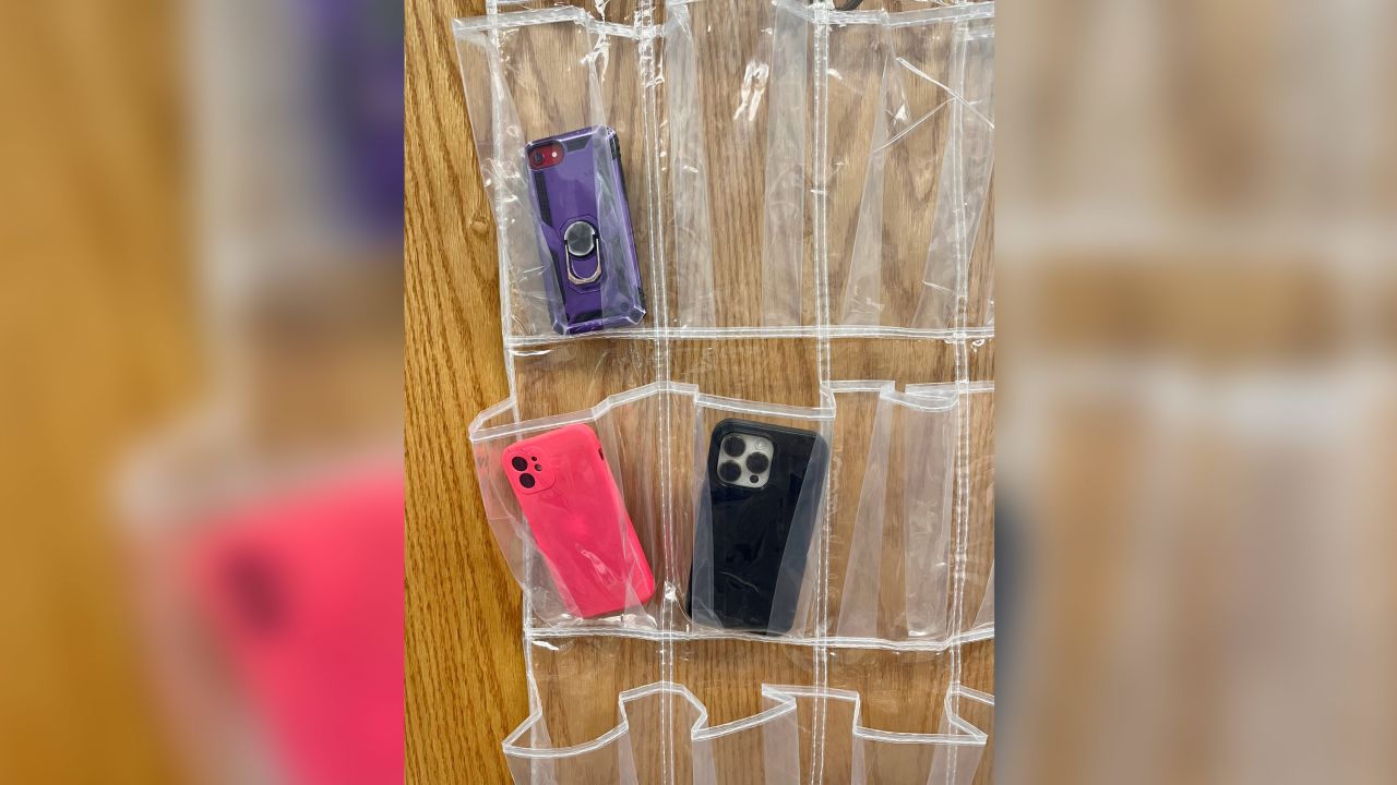 Students are told to keep phones out of sight during the school day at The Roycemore School.