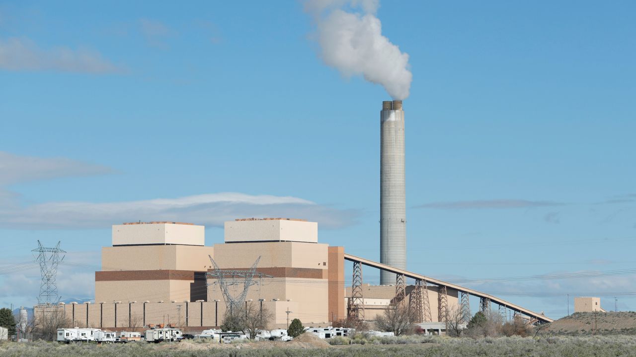 The coal-fired Intermountain Power Plant, in Millard County, Utah, is pictured in 2016.