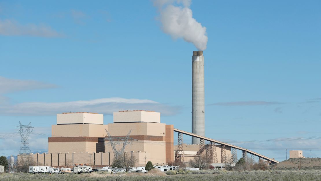 The coal-fired Intermountain Power Plant, in Millard County, Utah, is pictured in 2016.