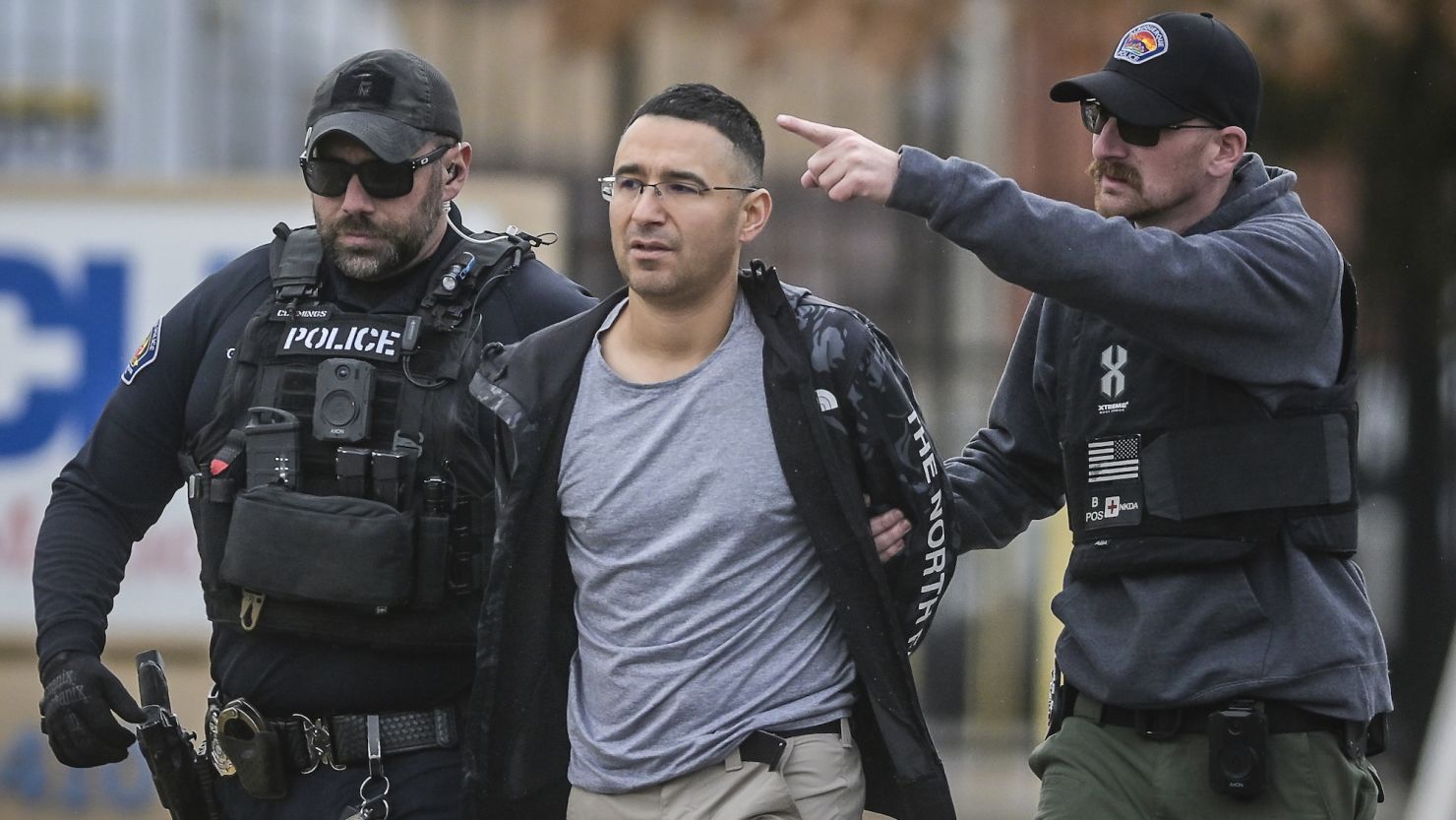 Solomon Peña was arrested in Albuquerque, New Mexico, on January 16, 2023. 