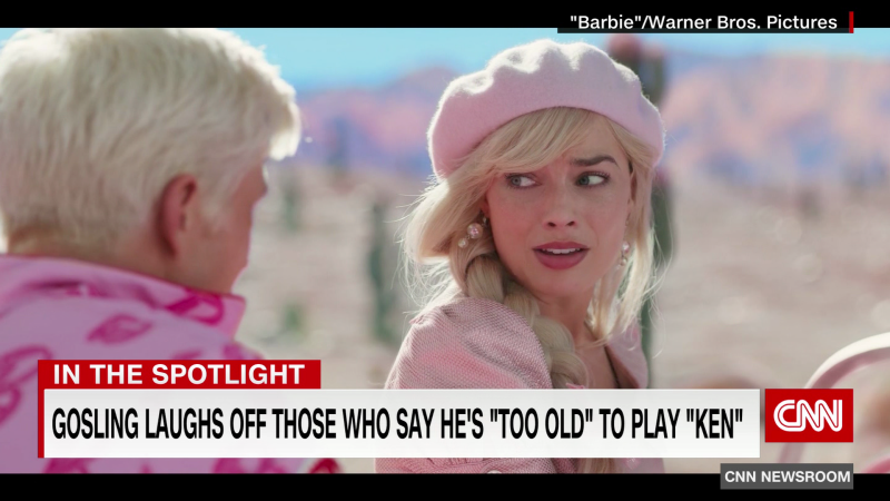 Gosling laughs off those who say he’s “too old” to play “Ken” in Barbie movie | CNN