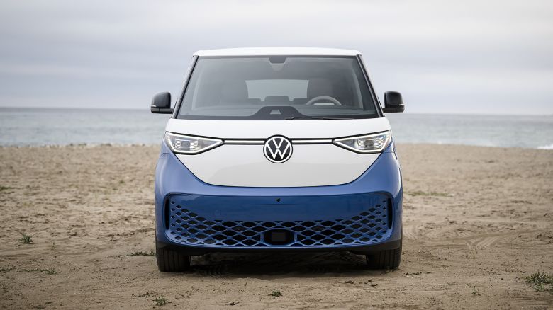 Volkswagen is unveiling a larger version of the ID. Buzz, a modern fully-electric version of the iconic VW Microbus.