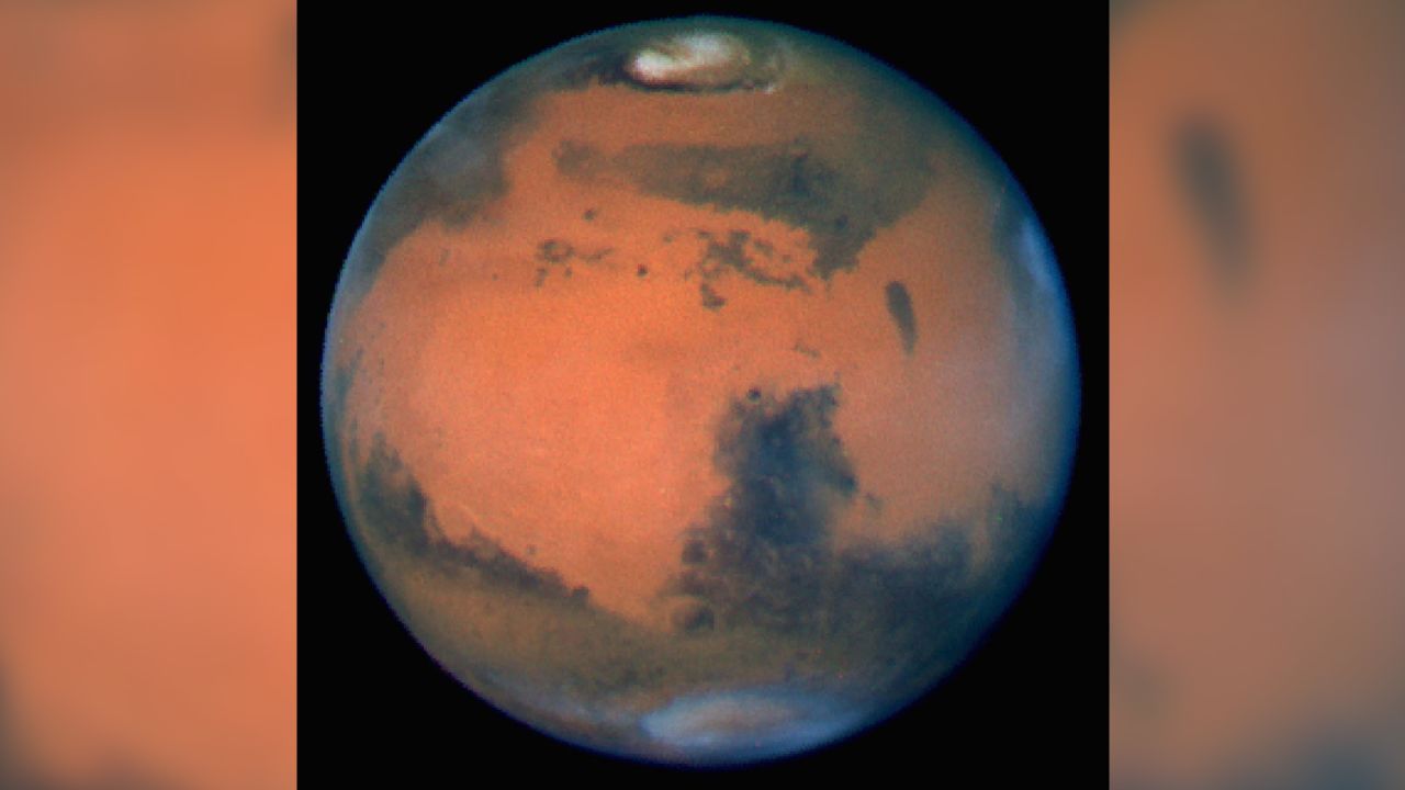 The Sharpest View Of Mars Ever Taken From Earth Was Obtained By The Recently Refurbished Nasa Hubble Space Telescope (Hst). This Stunning Portrait Was Taken With The Hst Wide Field Planetary Camera-2 (Wfpc2) On March 10, 1997, Just Before Mars Opposition, When The Red Planet Made One Of Its Closest Passes To The Earth (About 60 Million Miles Or 100 Million Km)  (Photo By Nasa/Getty Images)