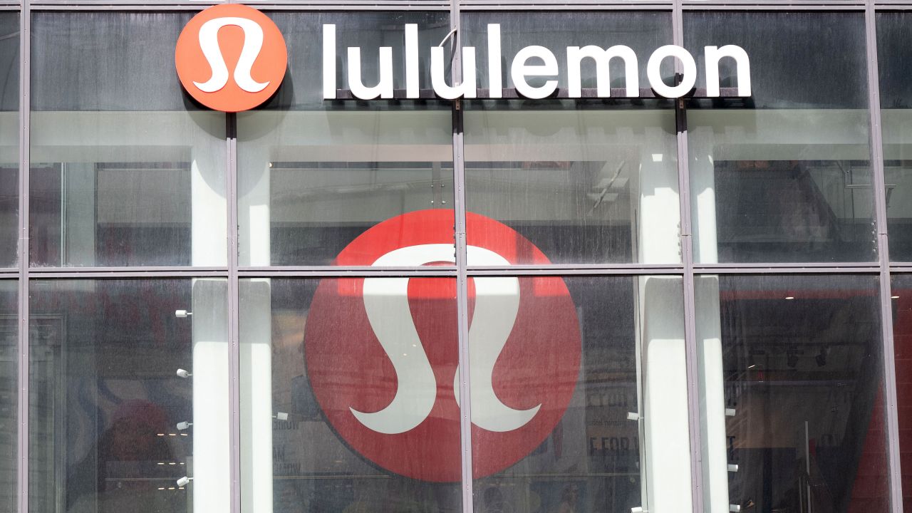 A shop sign of lululemon, on May 07, 2022 in New-York City, USA. Photo by David Niviere/Abaca/Sipa USA(Sipa via AP Images)