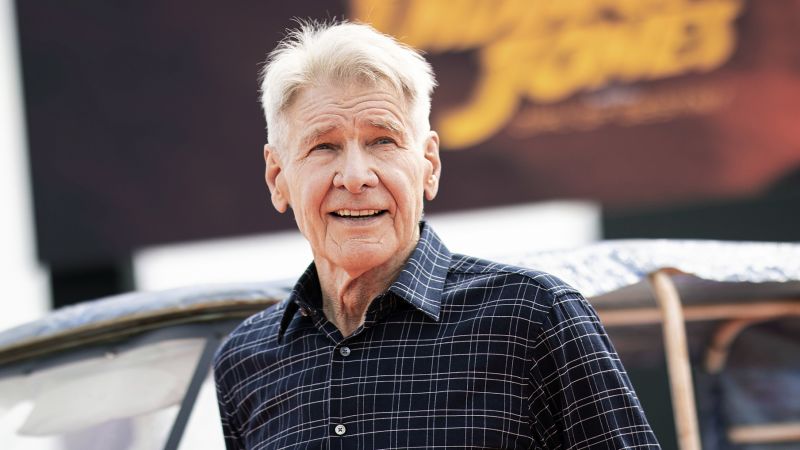NextImg:Harrison Ford does not need anybody's help getting off a horse | CNN