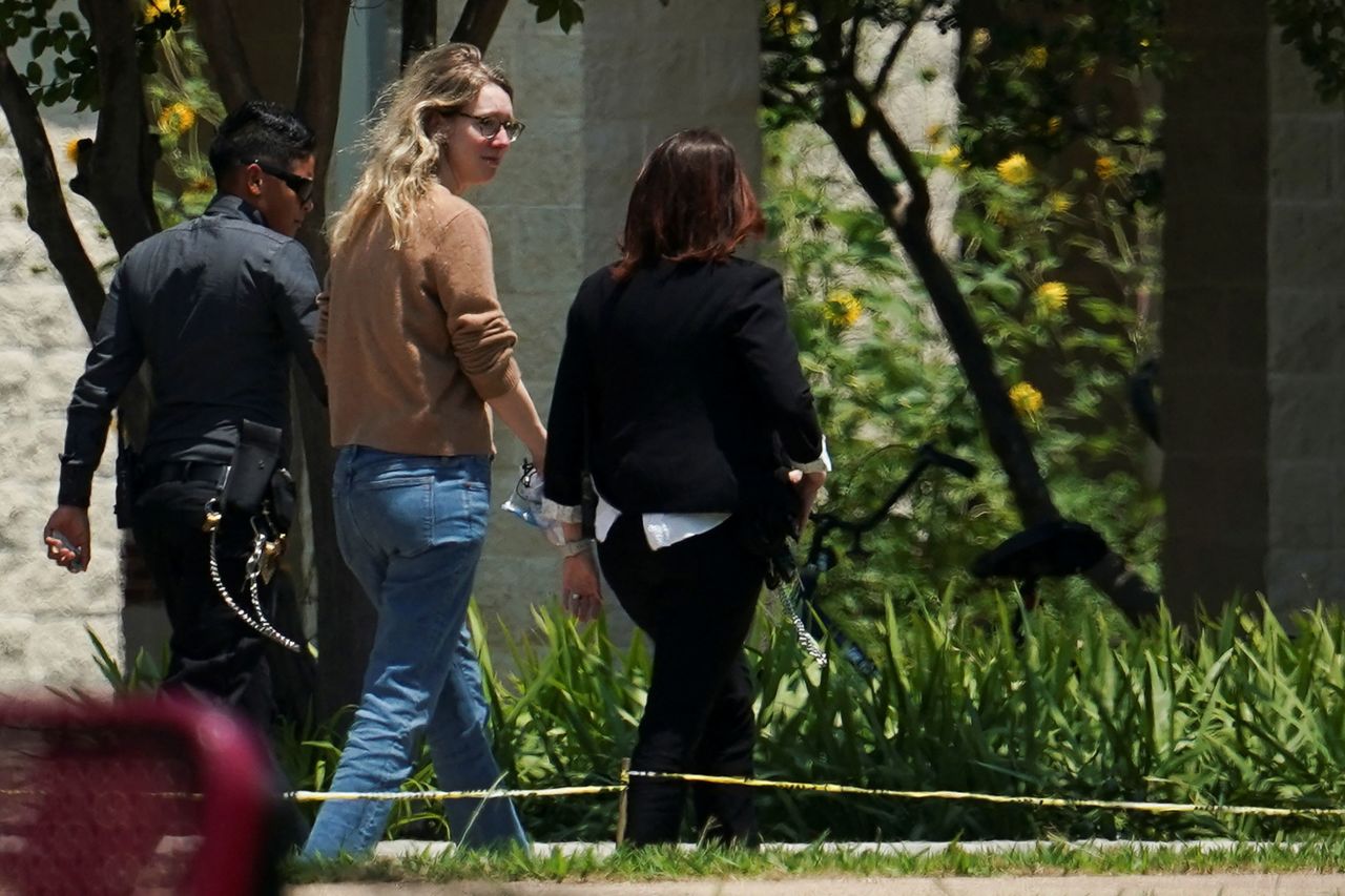 Elizabeth Holmes, the former CEO and founder of failed blood testing startup Theranos, <a href="https://www.cnn.com/2023/05/30/tech/elizabeth-holmes-prison-texas/index.html" target="_blank">arrives to begin serving her prison sentence</a> in Bryan, Texas, on Tuesday, May 30. Holmes received an 11-year sentence after being convicted on multiple charges of defrauding investors.