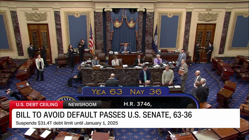 U.S. Senate approves bill raising debt ceiling, avoids default | CNN