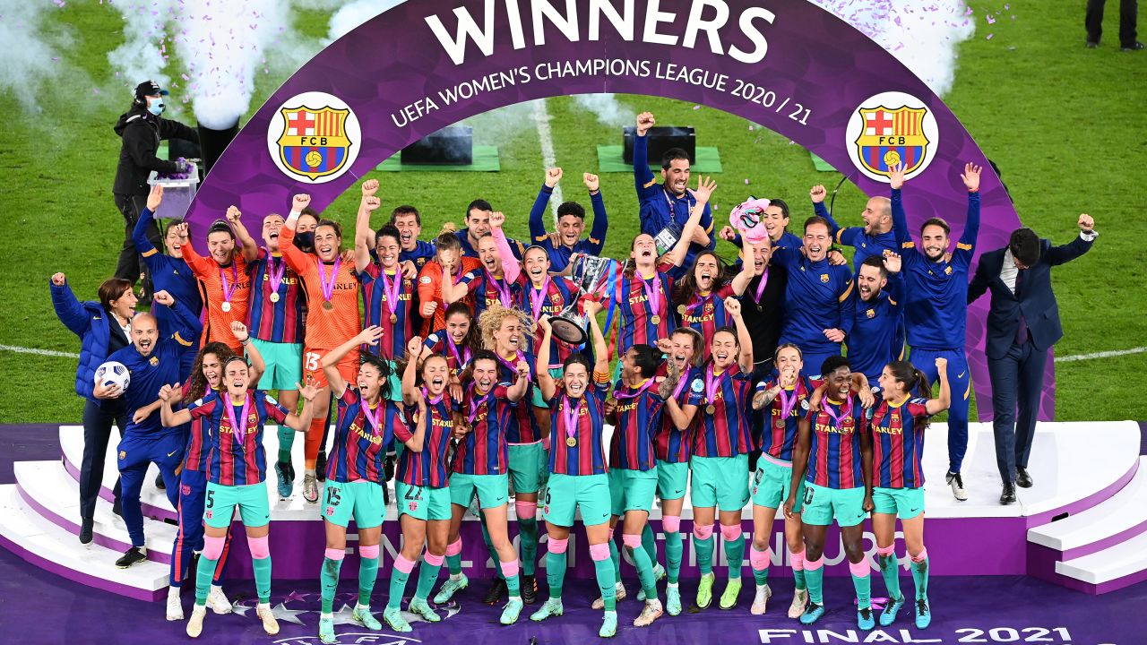 Barcelona won the first Women's Champions League title in the club's history in 2021.