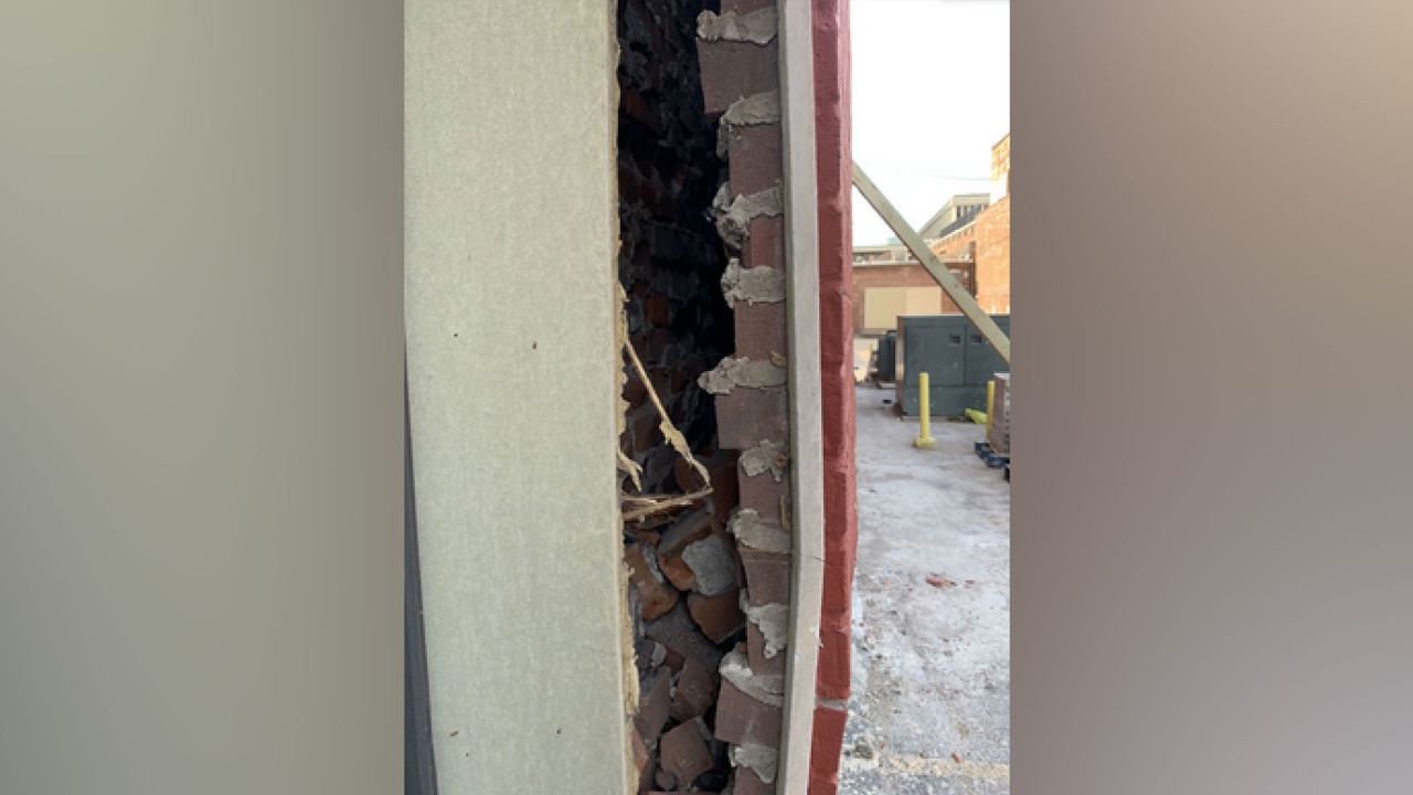 An engineer reported a brick façade had separated from an interior wall of the building days before the collapse. 