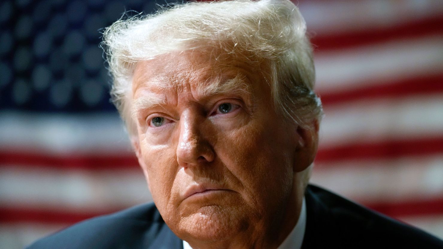 Former President Donald Trump speaks with supporters at the Westside Conservative Breakfast, Thursday, June 1, 2023, in Des Moines, Iowa.