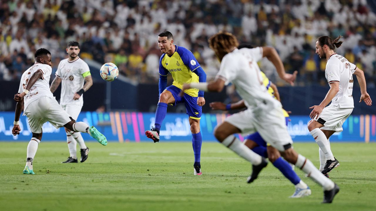 Ronaldo scored 14 goals during his first season with Al Nassr.