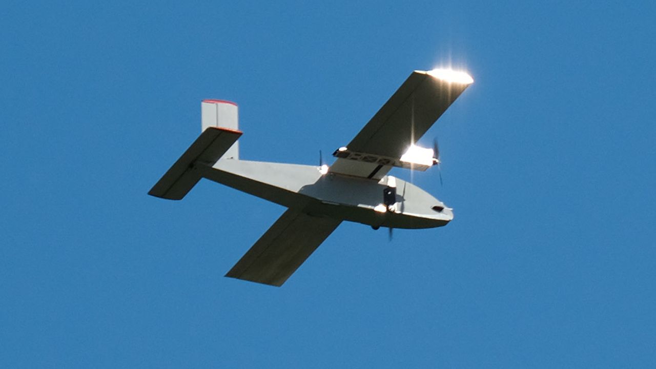 Valeriy Borovyk's Vidsyich (Ukrainian for 'repel') drone can fly 40 km and carry a warhead with up to three kilograms.