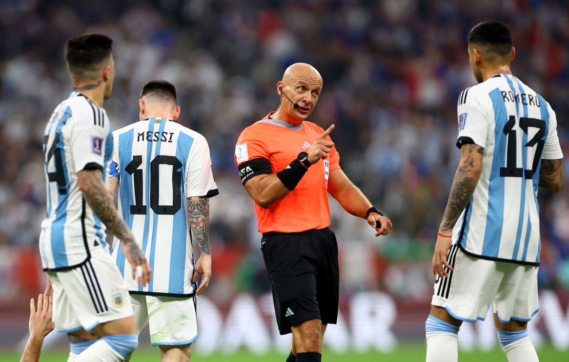 Marciniak officiated the World Cup final between Argentina and France in December, 2022. 