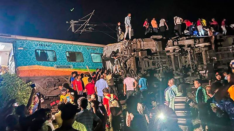 At least 207 killed and 900 injured in threetrain crash in India CNN At least 207 killed and 900 injured in threetrain crash in India CNN